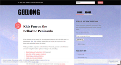 Desktop Screenshot of geelongblog.wordpress.com