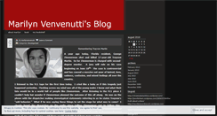 Desktop Screenshot of marilynvenvenutti.wordpress.com