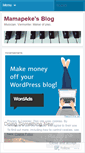 Mobile Screenshot of mamapeke.wordpress.com