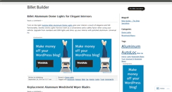 Desktop Screenshot of billetbuilder.wordpress.com