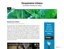 Tablet Screenshot of desparrame.wordpress.com