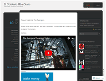 Tablet Screenshot of corolario.wordpress.com