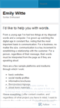 Mobile Screenshot of emilywitte.wordpress.com