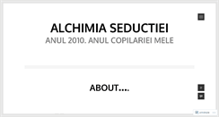 Desktop Screenshot of alchimiaseductie.wordpress.com