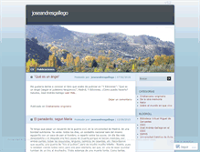 Tablet Screenshot of joseandresgallego.wordpress.com
