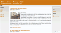 Desktop Screenshot of civicamentecrespellano.wordpress.com