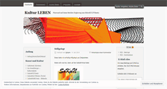 Desktop Screenshot of kulturleben.wordpress.com