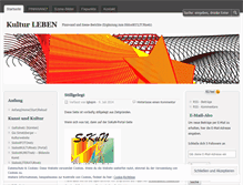 Tablet Screenshot of kulturleben.wordpress.com