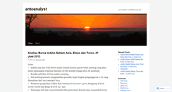 Desktop Screenshot of antoanalyst.wordpress.com