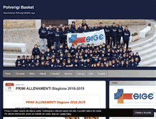 Tablet Screenshot of polverigibasket.wordpress.com