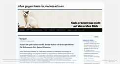 Desktop Screenshot of infosgegennazis.wordpress.com