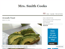 Tablet Screenshot of mrssmithcooks.wordpress.com