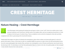 Tablet Screenshot of cresthermitage.wordpress.com