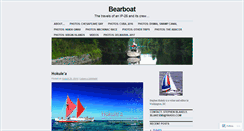 Desktop Screenshot of bearboat.wordpress.com