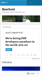 Mobile Screenshot of bearboat.wordpress.com