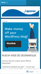 Mobile Screenshot of desmarque.wordpress.com
