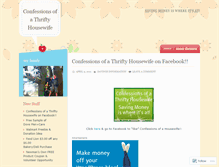 Tablet Screenshot of confessionsofathriftyhousewife.wordpress.com