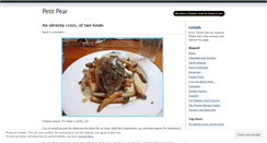 Desktop Screenshot of petitpear.wordpress.com