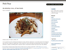 Tablet Screenshot of petitpear.wordpress.com