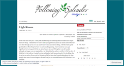 Desktop Screenshot of followingsplendor.wordpress.com