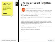 Tablet Screenshot of ljatplay.wordpress.com