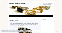 Desktop Screenshot of georgiawisemanjewellery.wordpress.com