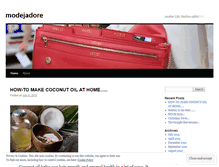 Tablet Screenshot of modejadore.wordpress.com