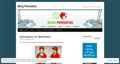 Desktop Screenshot of pensatusblog.wordpress.com