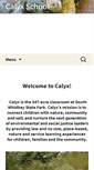 Mobile Screenshot of calyxcommunityartsschool.wordpress.com