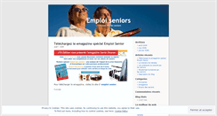 Desktop Screenshot of emploiseniors.wordpress.com