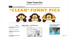 Desktop Screenshot of cleanfunnypics.wordpress.com