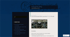Desktop Screenshot of androphilia.wordpress.com