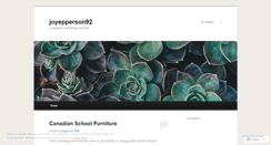 Desktop Screenshot of joyepperson92.wordpress.com