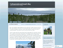 Tablet Screenshot of cyclingcanadacoast2coast.wordpress.com