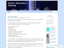 Tablet Screenshot of emiliaakulenko.wordpress.com