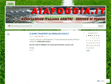 Tablet Screenshot of aiafoggia.wordpress.com