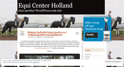 Desktop Screenshot of equicenterholland.wordpress.com