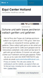 Mobile Screenshot of equicenterholland.wordpress.com
