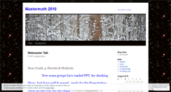 Desktop Screenshot of mastermath2010.wordpress.com