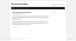 Desktop Screenshot of lockoutleague.wordpress.com