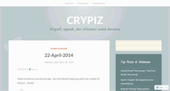 Desktop Screenshot of crypiz.wordpress.com