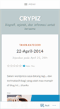 Mobile Screenshot of crypiz.wordpress.com