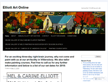 Tablet Screenshot of elliottartonline.wordpress.com