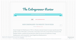 Desktop Screenshot of entrepreneurreview.wordpress.com