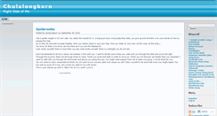 Desktop Screenshot of chulalongkorn.wordpress.com