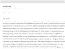 Tablet Screenshot of nonaober.wordpress.com