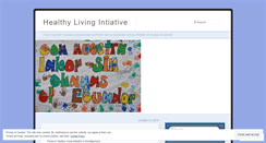 Desktop Screenshot of healthylivinginitiative.wordpress.com