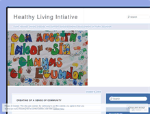 Tablet Screenshot of healthylivinginitiative.wordpress.com