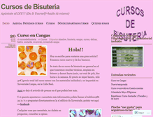 Tablet Screenshot of cursosdebisuteria.wordpress.com