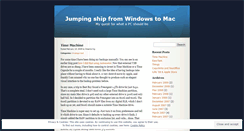 Desktop Screenshot of fippymac.wordpress.com